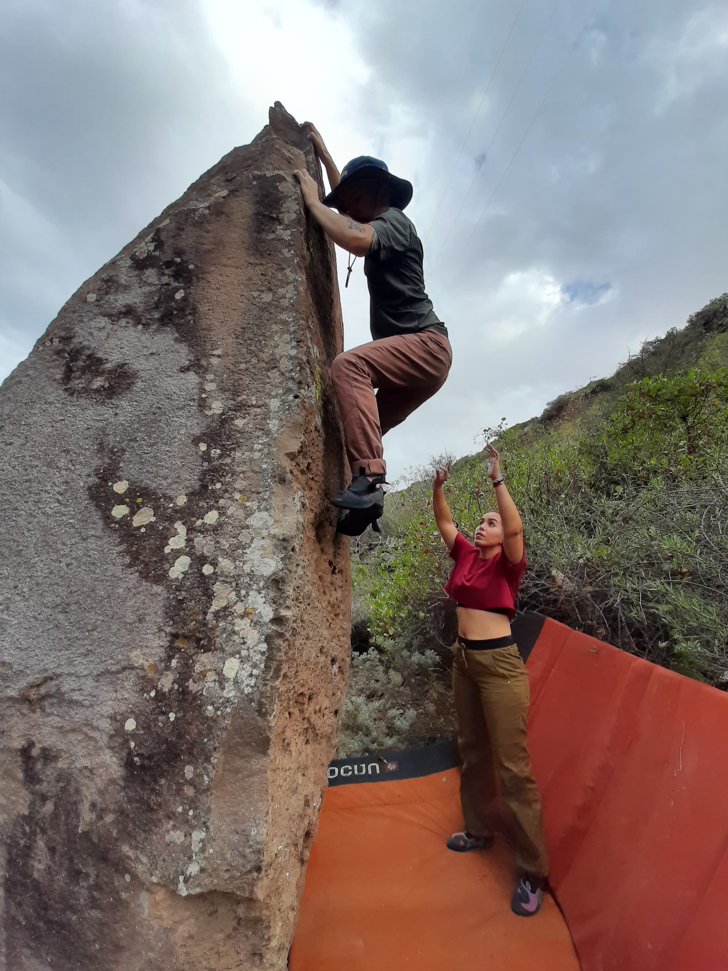 Climbing in Tenerife