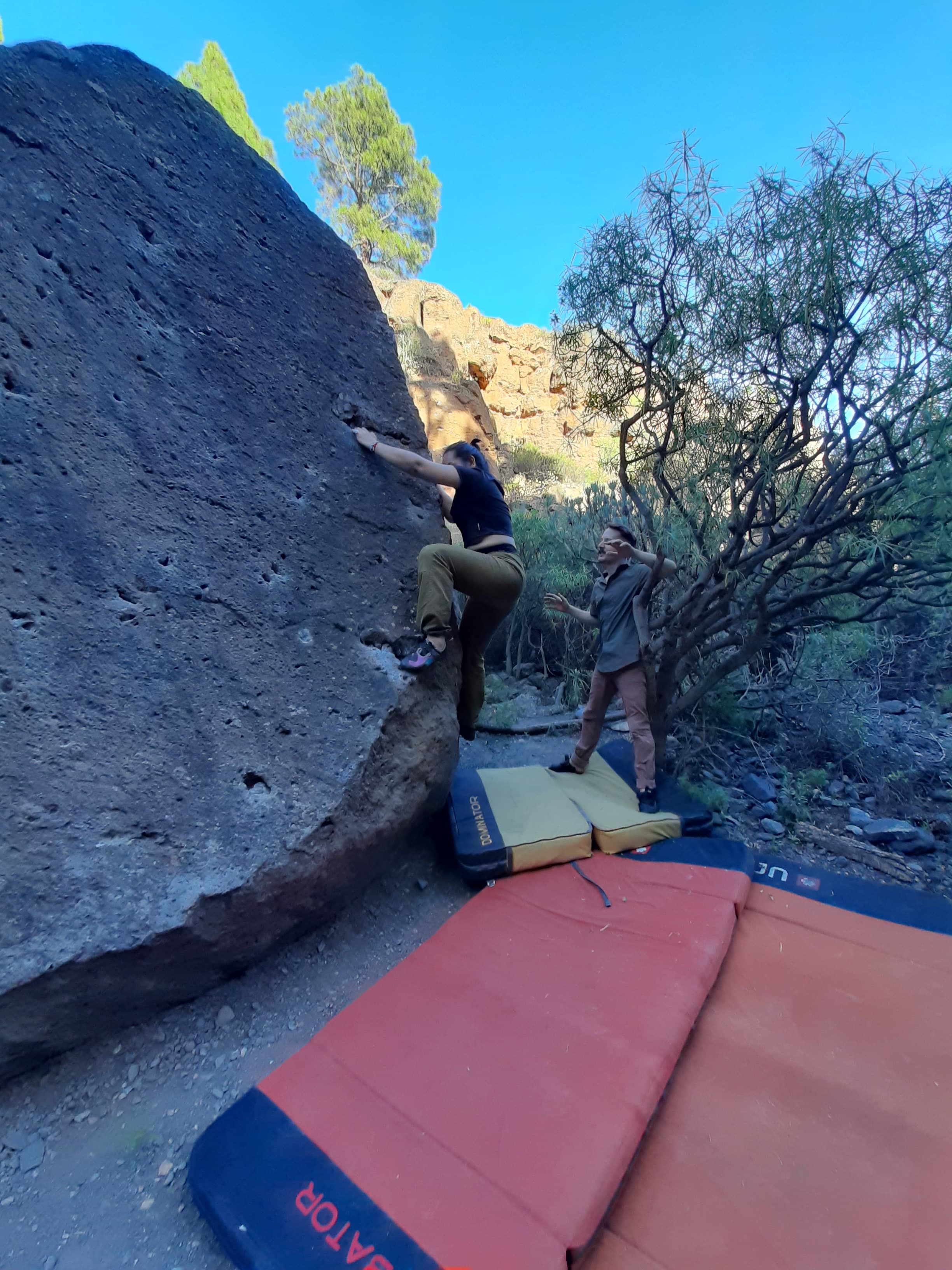 Climbing in Tenerife