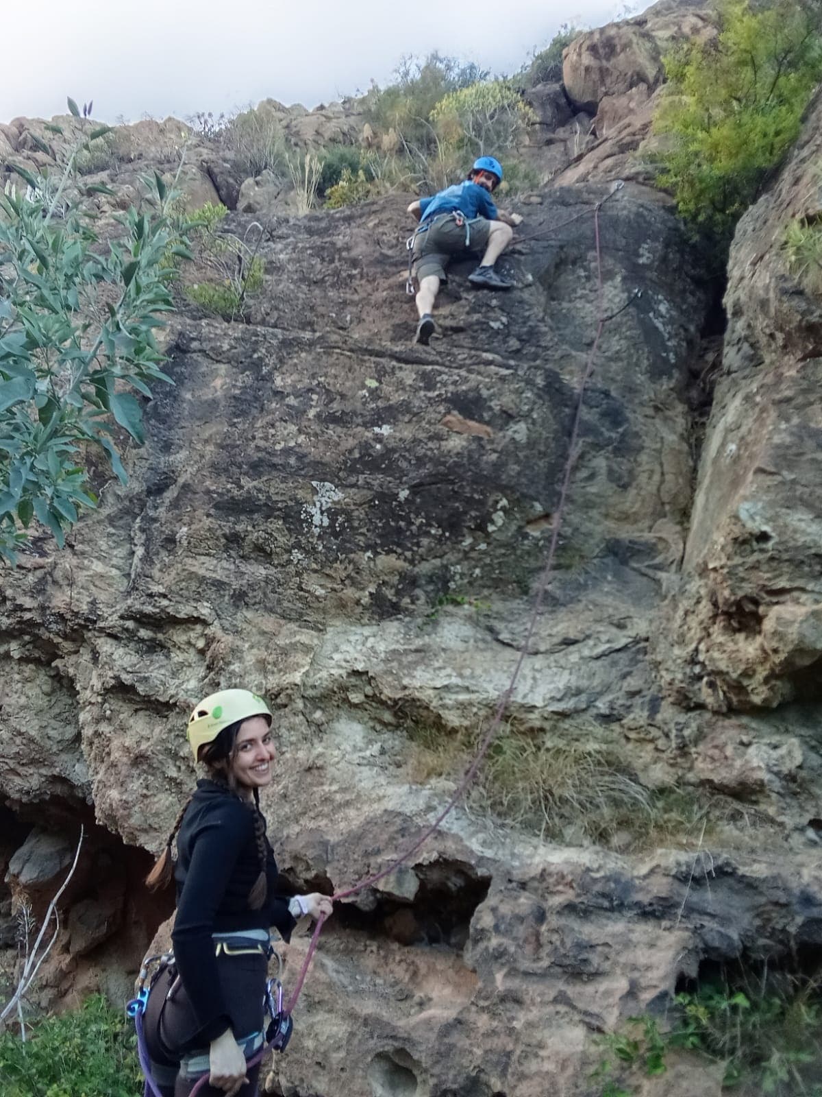 Climbing in Tenerife