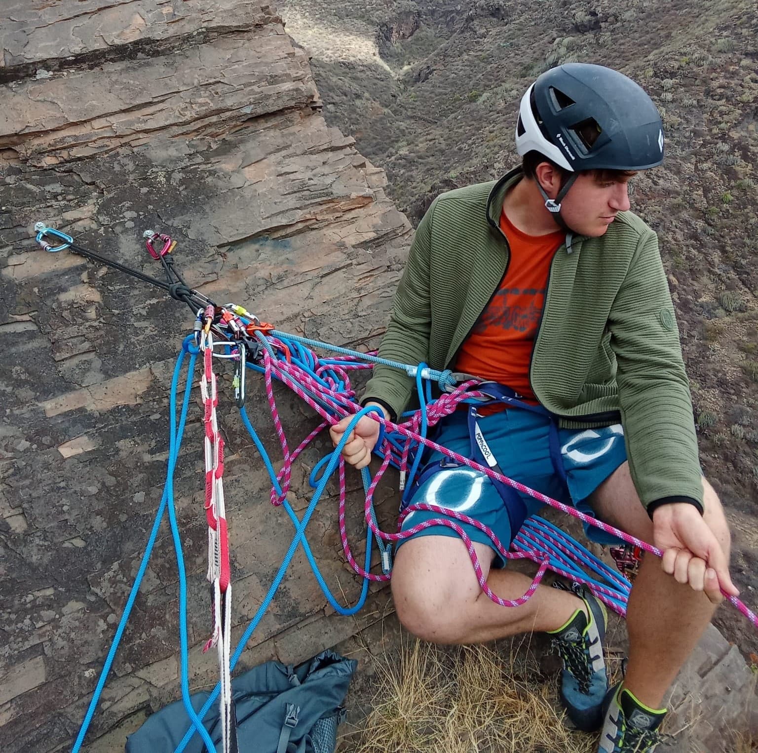 Climbing in Tenerife
