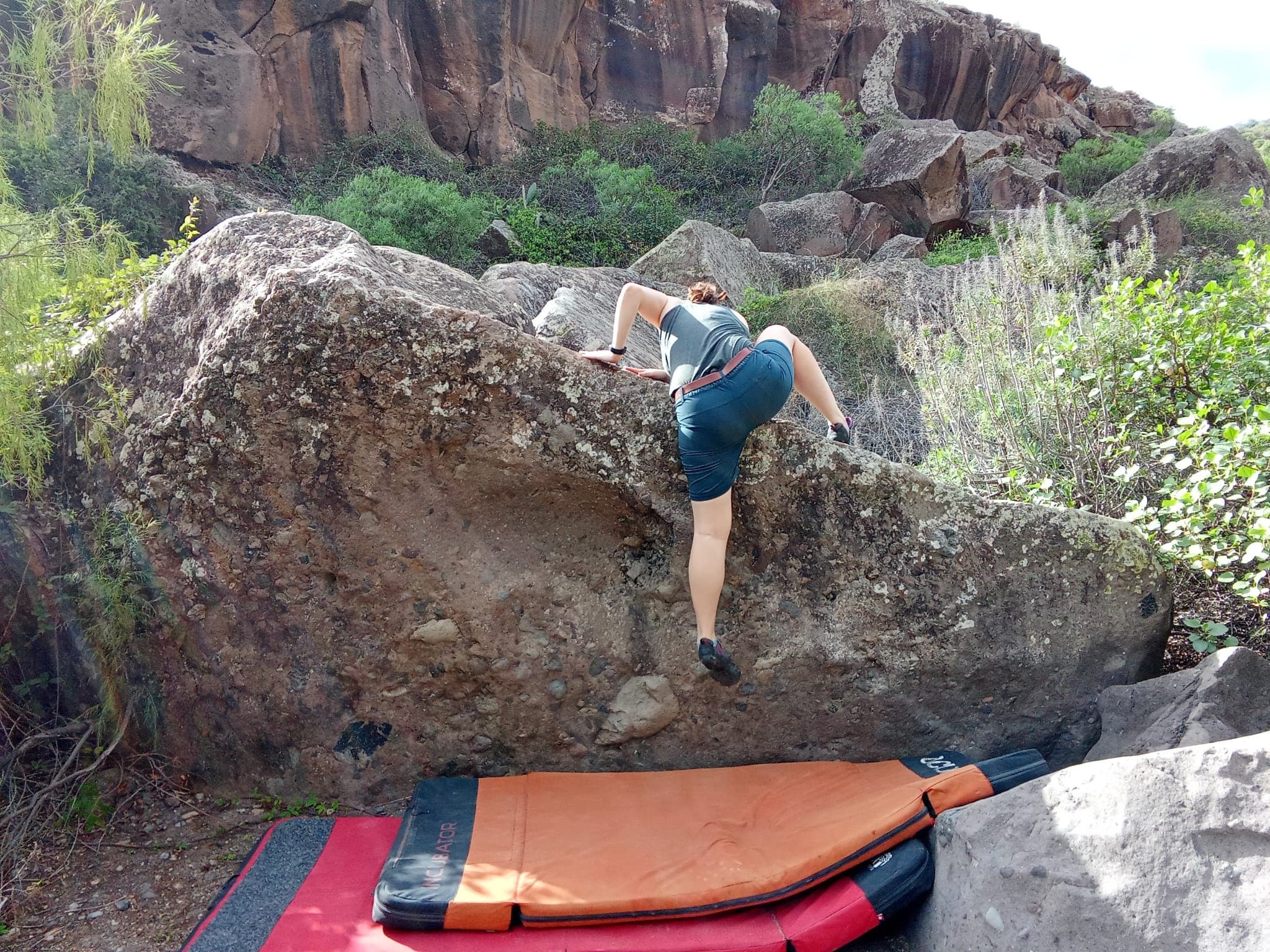 Climbing in Tenerife