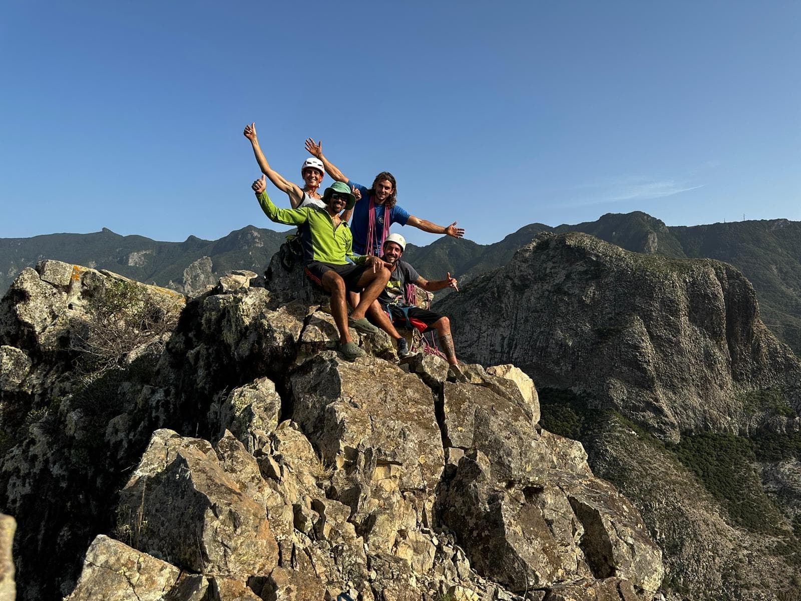 Climbing in Tenerife