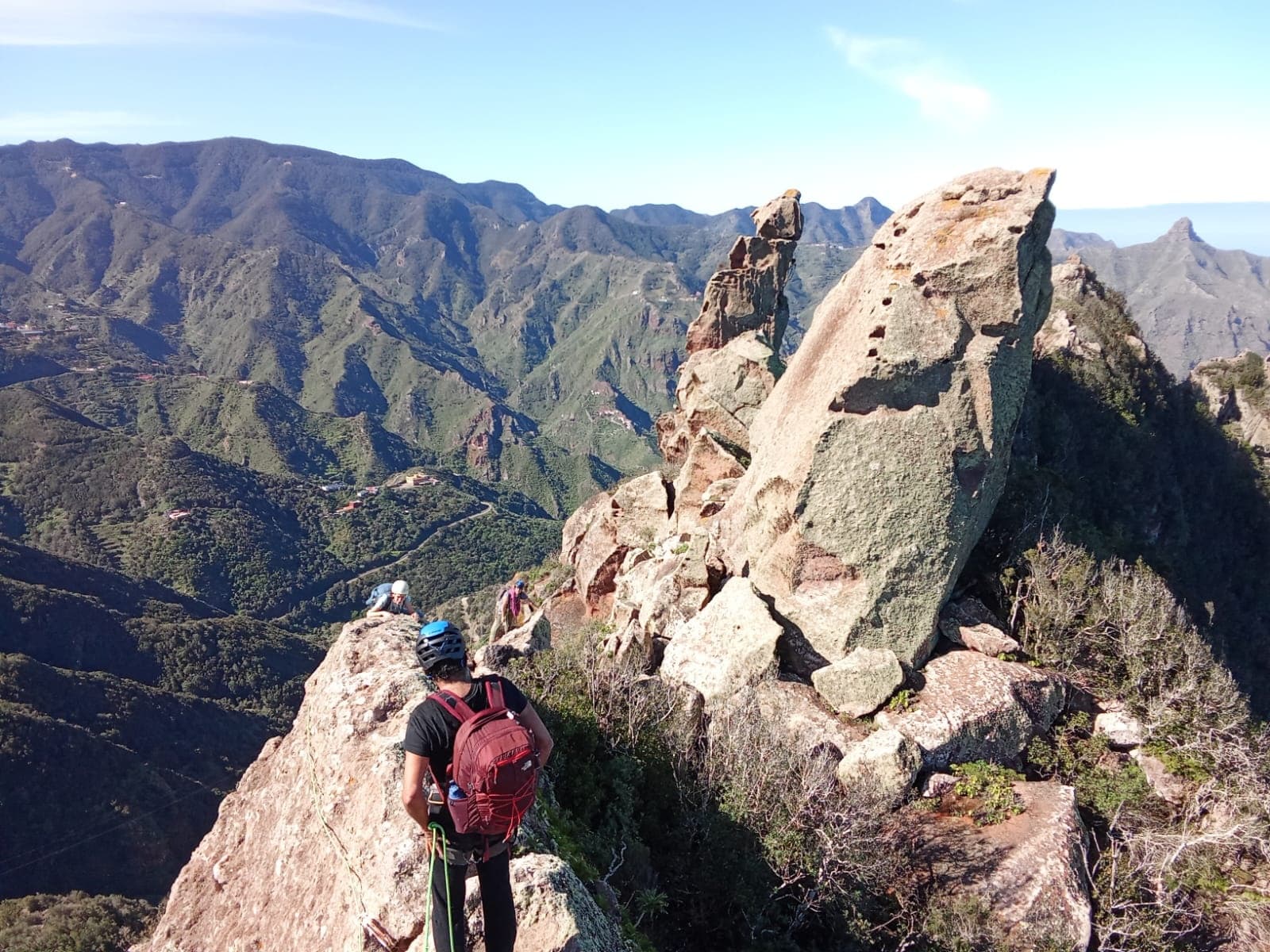 Climbing in Tenerife