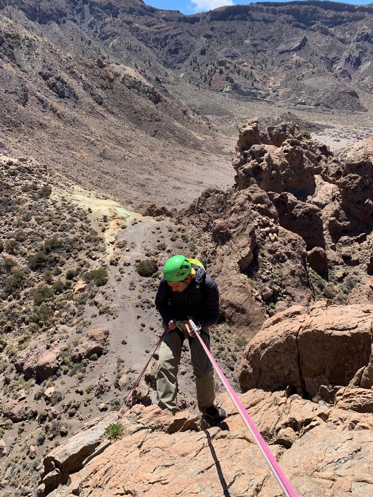 Climbing in Tenerife