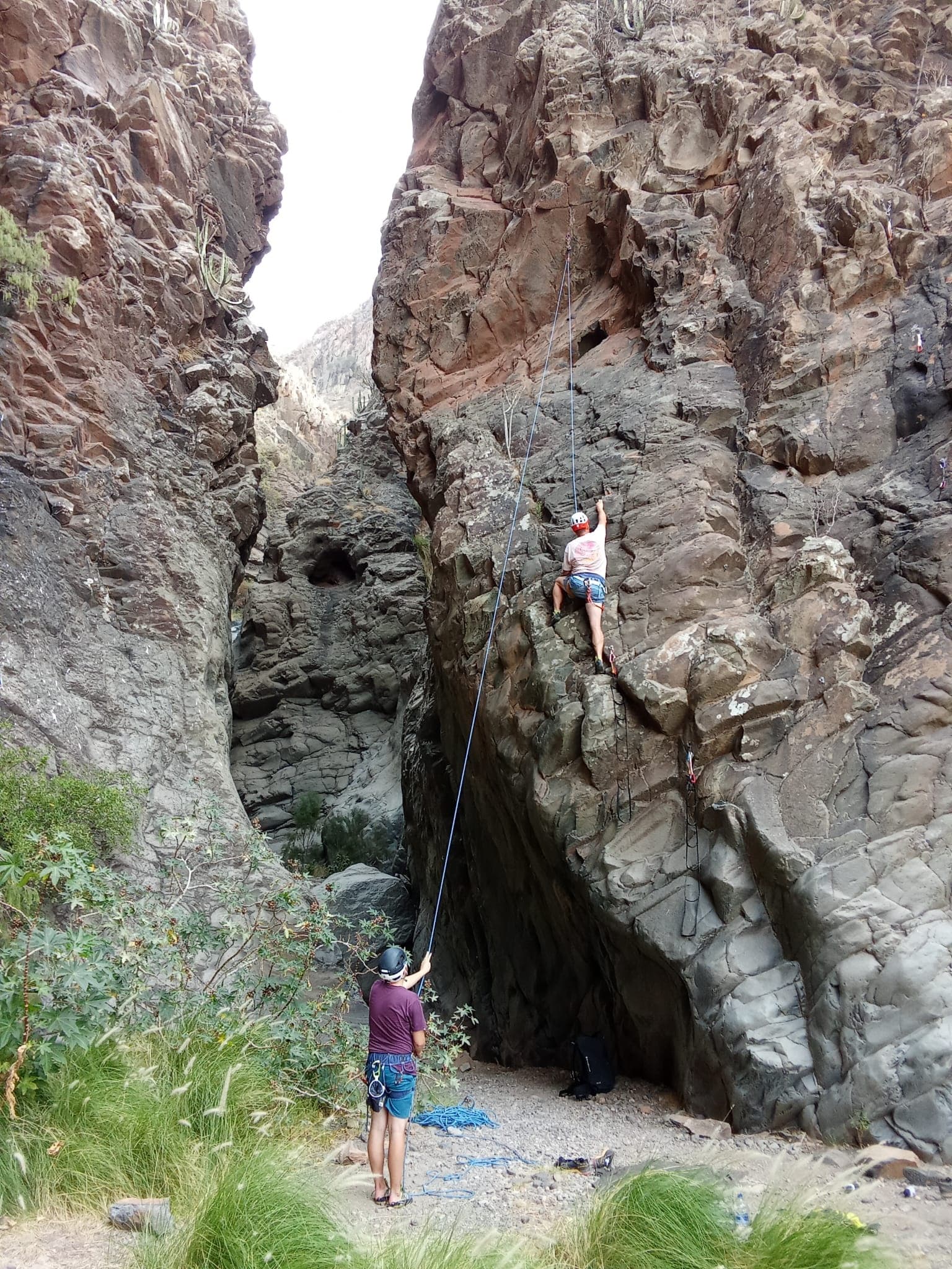 Introducción a la escalada en roca
