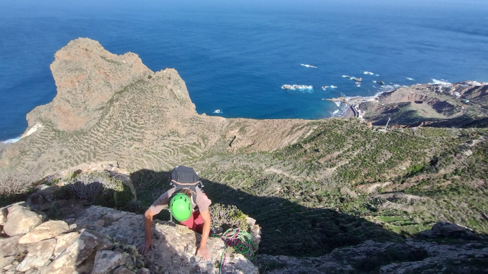 Apasionado de su isla y del mundo de la escalda